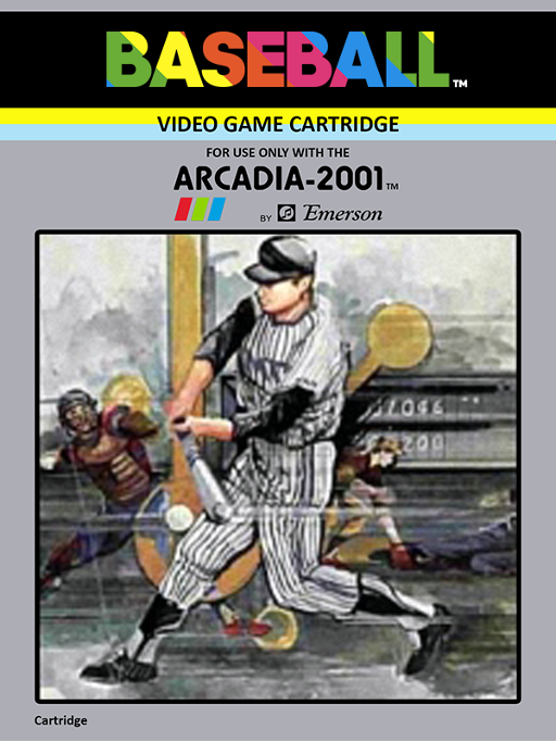 Baseball box art for Arcadia 2001